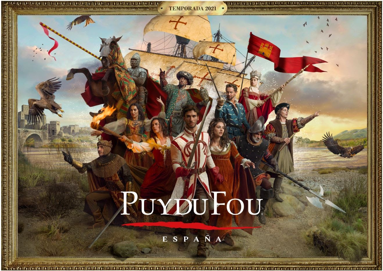 Affiche encadrée Puy du Fou España 2021